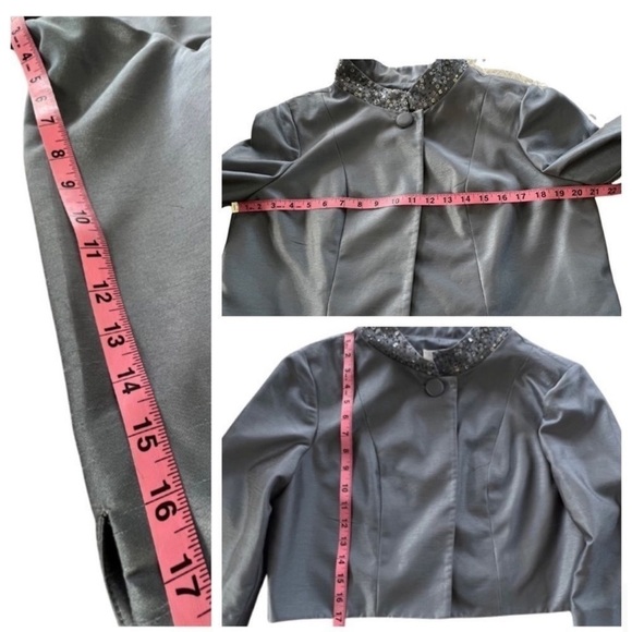 David’s Bridal Mother of the Bride/Groom Dress with Matching Jacket Size 16 - Picture 3 of 13